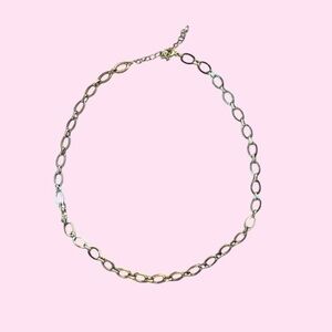 Gold Chain Link Necklace